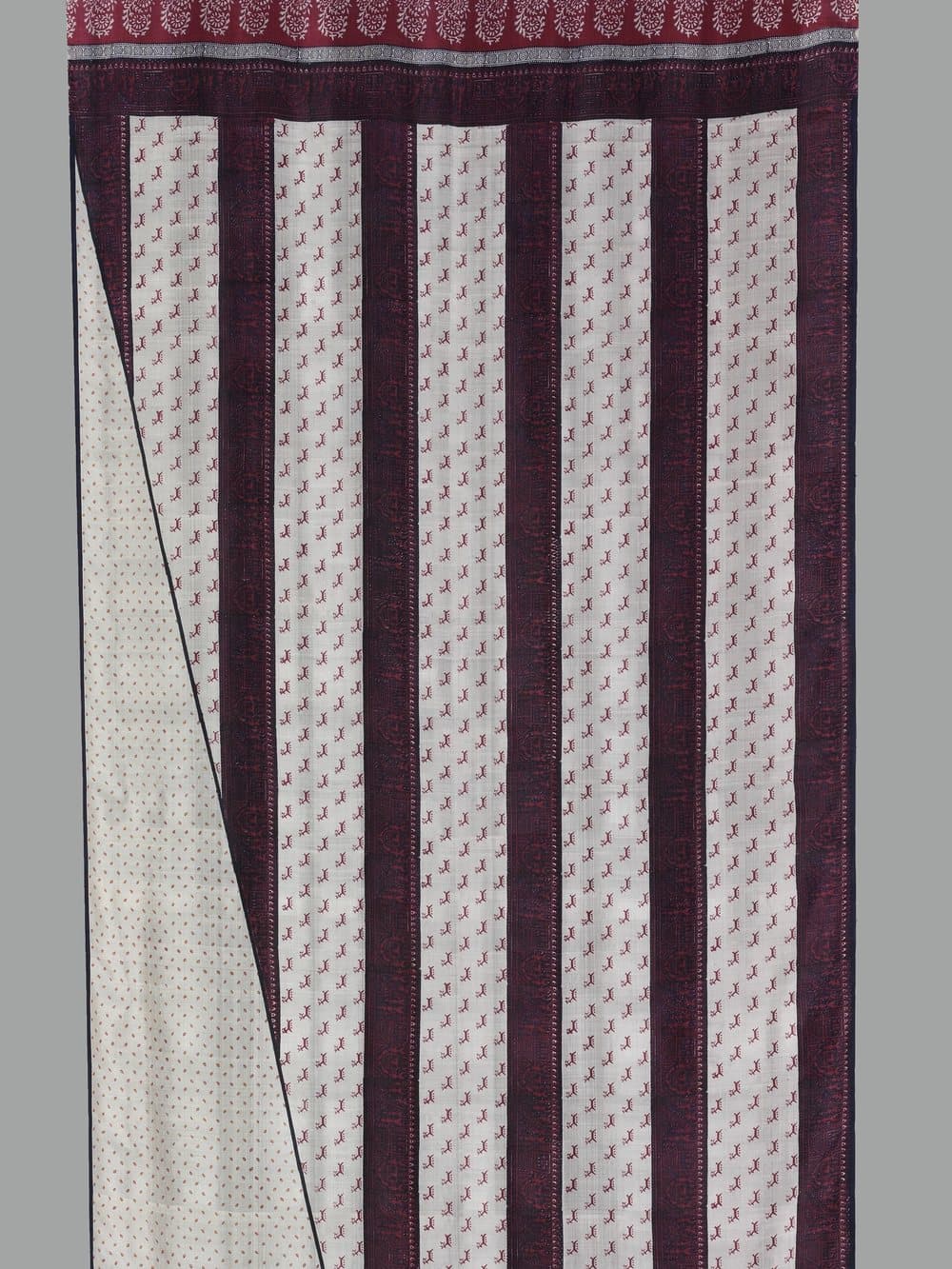 Pochampally Cotton Ikat Saree — Peacock